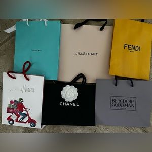 Shopping bags- Fendi, Chanel, Tiffany & co, more!